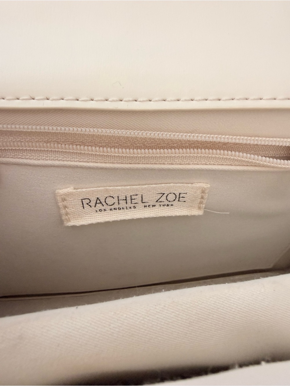 Rachel Zoe Ivory Structured Top Handle Crossbody Bag - Picture 2 of 9